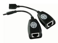 220-6506 RS PRO 1 USB 1.1 over CATx Extender, up to 50m Extension Distance