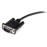mxt10050cmbk StarTech.com Male 9 Pin D-sub to Female 9 Pin D-sub Serial Cable, 0.5m PVC