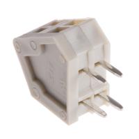 2834085-1 TE Connectivity PCB Terminal Block, 2-Contact, 2.54mm Pitch, Through Hole Mount, 1-Row, Solder Termination