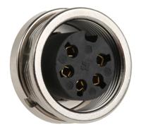 kfv-506 Lumberg, KFV 5 Pole M16 Din Socket, DIN EN 60529, 5A, 250 V ac IP40, Female, Panel Mount