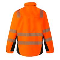 278cbofxl CODUPAL Athéna Orange/Navy Unisex Hi Vis Jacket, XL
