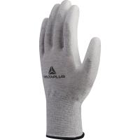 ve702pesd11 Delta Plus VE702PESD White Carbon Fibre, Polyester Work Gloves, Size 11, Polyurethane Coating