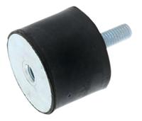 126-4314 RS PRO Cylindrical M8 Anti Vibration Mount, Male to Female Bobbin with 54.56kg Compression Load