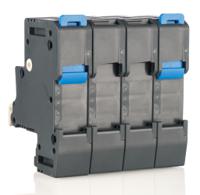 df143nc Schneider Electric 50A Rail Mount Fuse Holder for 14 x 51mm Fuse, 3P+N, 690V ac