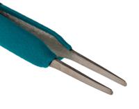 e2asa Weller Erem 120 mm, Stainless Steel, Flat; Rounded, ESD Tweezers
