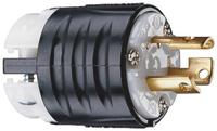 psl515p PASS & SEYMOUR USA Mains Plug, 15A Black, White, Cable Mount Nylon Screw, 125 V