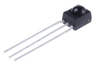 tssp4038 Vishay TSSP4038, 38kHz IR Receiver, 950nm ±45 °, 25m Range, 2.5 V - 5.5V, Through Hole, 6 x 3.9 x 6.95mm