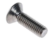 232-8489 RS PRO Stainless Steel Hex Socket Countersunk Screw, ISO 10642, M6 x 20mm
