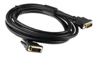 182-8566 RS PRO, Male DVI-D Dual Link to Male DVI-D Dual Link  Cable, 3mBlack sheathFoil shielding