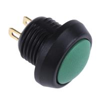 59-513 ITW Switches 59 Series Miniature Push Button Switch, Momentary, Panel Mount, 13.65mm Cutout, SPST, Clear LED, 125V ac,