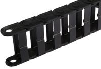 e1440480 Igus E14, e-chain Black Cable Chain - Flexible Slot, W62 mm x D25mm, L1m, 48 mm Min. Bend Radius, Igumid NB