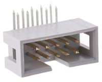 awhw-10a-0202-t ASSMANN WSW AWHW Series Right Angle Through Hole PCB Header, 10 Contact(s), 2.54 mm Pitch, 2 Row, Shrouded