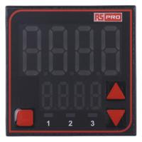 124-1070 RS PRO Panel Mount PID Temperature Controller, 48 x 48mm, 3 Output Relay, SSR, 110 → 240 V ac Supply Voltage