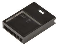 280630 TE Connectivity, AMPMODU MOD II Female Connector Housing, 2.54mm Pitch, 6 Way, 1 Row