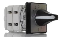 265-7676 RS PRO, SP 10 Position 30° Multi Step Cam Switch, 500V ac, 16A, Knob Actuator