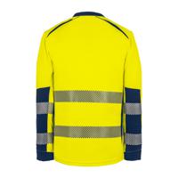 tshirlghl01jml T2S TSHIRLGHL01 Yellow/Navy Unisex Hi Vis T-Shirt, L