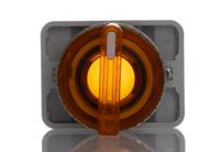 265-7653 RS PRO Knob Selector Switch - (1NC/1NO) 30mm Cutout Diameter, Illuminated 2 Positions