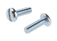 560-079 RS PRO Slot M5 Pan Steel Machine Screws DIN 85 x 16.0mm