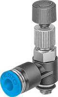 lrll-m5-qs-4 Festo M5 Pneumatic Regulator - 2bar to 6bar, 9bar max. input, 153498