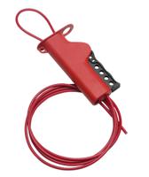 50943 Brady Red 4-Lock ABS, Glass-filled Nylon, Glass-filled Polyurethane Polymer and Glass-filled Nylon Cable Lockout