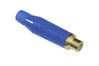 acjr-blu Amphenol Industrial Blue Cable Mount RCA Socket, Gold, 10A