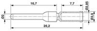 1621581 Phoenix Contact Male Crimp Circular Connector Contact, Contact Size 2mm, Wire Size 2.5 → 4 mm²