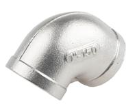 499-2975 RS PRO Stainless Steel Pipe Fitting, 90° Circular Elbow, Female G 1in x Female G 1in