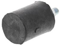 1620ve10-60 FIBET Cylindrical M4 Anti Vibration Mount, Male Buffer Foot with 18kg Compression Load