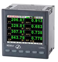nd30iot-1121mqu0 Sifam Tinsley 3 Phase LCD TFT Digital Power Meter