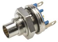 8-1437719-4 TE Connectivity Circular Connector, 4 Contacts, Panel, Subminiature Connector, Plug, Male, IP65, TRIAD 01 Series