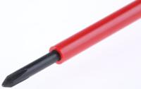 atp0x75ve Facom Phillips Insulated Screwdriver, PH0 Tip, 75 mm Blade, VDE/1000V, 179 mm Overall