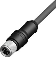 212-1700 RS PRO Female 4 way M8 to Unterminated Free End Sensor Actuator Cable, 5 m