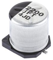 eeeft0j222ap Panasonic 2200μF Aluminium Electrolytic Capacitor 6.3V dc, Surface Mount - EEEFT0J222AP