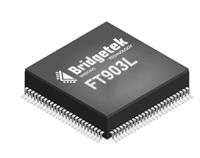 ft903l-c-t Bridgetek, 32 bit FT32, FT903 Microcontroller, 100 MHz, 256kB FLASH, 100-Pin LQFP