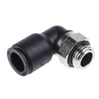 3199-10-13 Legris LF3000 Series Elbow Threaded Adaptor, G 1/4 Male to Push In 10 mm, Threaded-to-Tube Connection Style