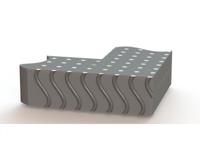 480-0016-2250-10000 TE Connectivity Silicone Shielding Sheet, 1m x 225mm x 1.6mm