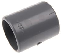 729911108 Georg Fischer Plastic Pipe Fitting, Straight Socket, 1in