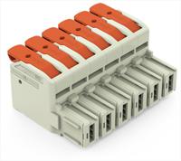 832-1106 Wago 10.16mm Pitch 6 Way Pluggable Terminal Block, Plug