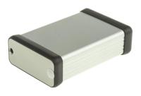1455c801 Hammond 1455 Series Silver Anodised Aluminium Handheld Enclosure, , IP54, 80 x 54 x 23mm