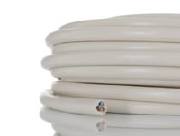 253-7014 RS PRO Mains 1mm² 3 Core Power Cable, White PVC, 10m