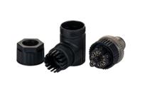 m12a-08bmmb-sr7001 Amphenol Industrial Circular Connector, 8 Contacts, Cable, M12 Connector, Plug, Male, IP67, M Series