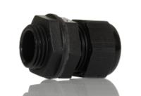 pnc12w-bk080 Alpha Wire FIT Wire Management Series Black PA 6 Cable Gland, NPT 1/2in Thread, 9mm min., 16mm max., IP66, IP68