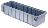 775-5306 RS PRO PP Storage Bin, 90mm x 117mm x 400mm, Blue