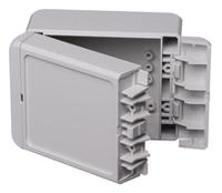 96032125-b-100806-abs-7035 Bopla Bocube Series Light Grey ABS Enclosure, IP66, IP68, Light Grey Lid, 113 x 80 x 60mm
