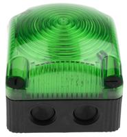 85320055 Werma BWM 853 Series Green Steady Beacon, 24 V dc, Surface Mount, Wall Mount, LED Bulb, IP66, IP67