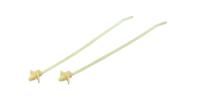 224-3189 RS PRO Cable Tie, 112mm x 2.5 mm, Natural Nylon, Pk-25