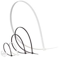 0-320-45 Legrand Cable Tie, 550mm x 7.6 mm, Natural Nylon, Pk-100
