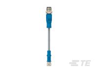 t4052325004-001 TE Connectivity Male/Female 4 way M8 to 4 way M12 Sensor Actuator Cable, 500 mm