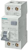 5su1356-0kk16 Siemens RCBO, 16A Current Rating, 2P Poles, 30mA Trip Sensitivity, Type B, Sentron Range