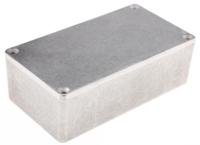 1590n1 Hammond 1590 Series Natural Die Cast Aluminium Enclosure, IP54, Natural Lid, 121.2 x 65.5 x 39.8mm